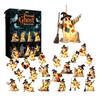 Decorative Holiday Toy Set Halloween Advent Calendar 2026, 24 Day Countdown Box with Immersive Activity Ghost Mini Figures, Collectible for