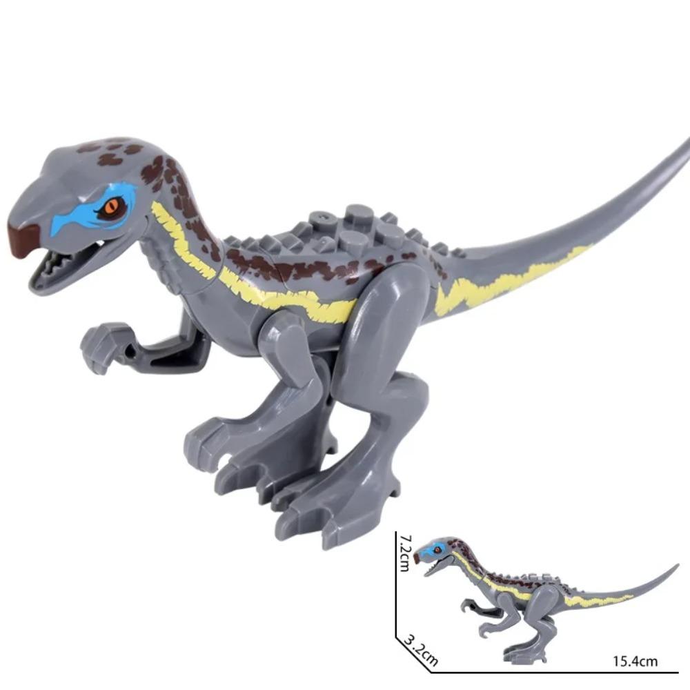 Jurassic Dinosaurier DIY Bausteine Velociraptor Velociraptor Rex Tyrannosaurus Pterosaurier Dilophosaurus Zubehör Steine Spielzeug