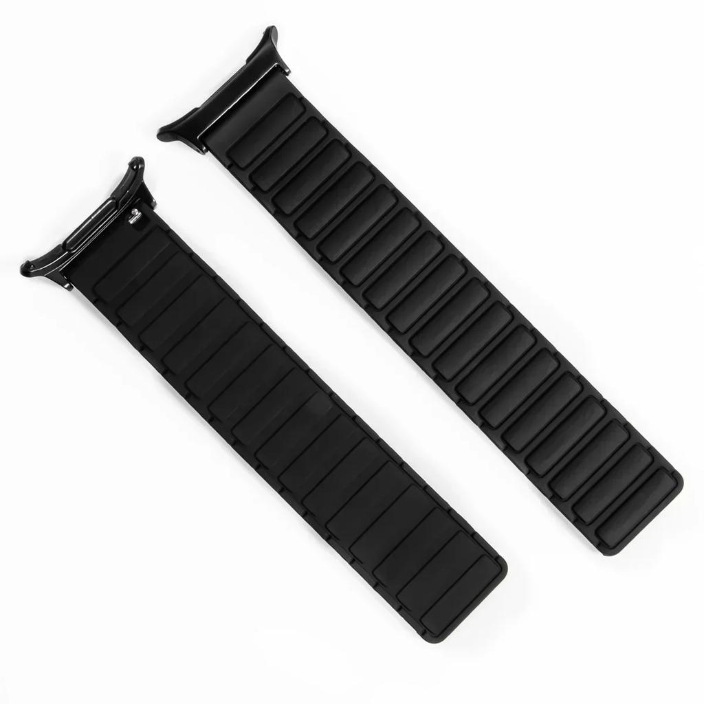 Magnetic Silicone Strap for Samsung Galaxy Watch 7 Ultra 47mm No Gaps Sport Band Bracelet for Galaxy Watch Ultra 47mm Wristband