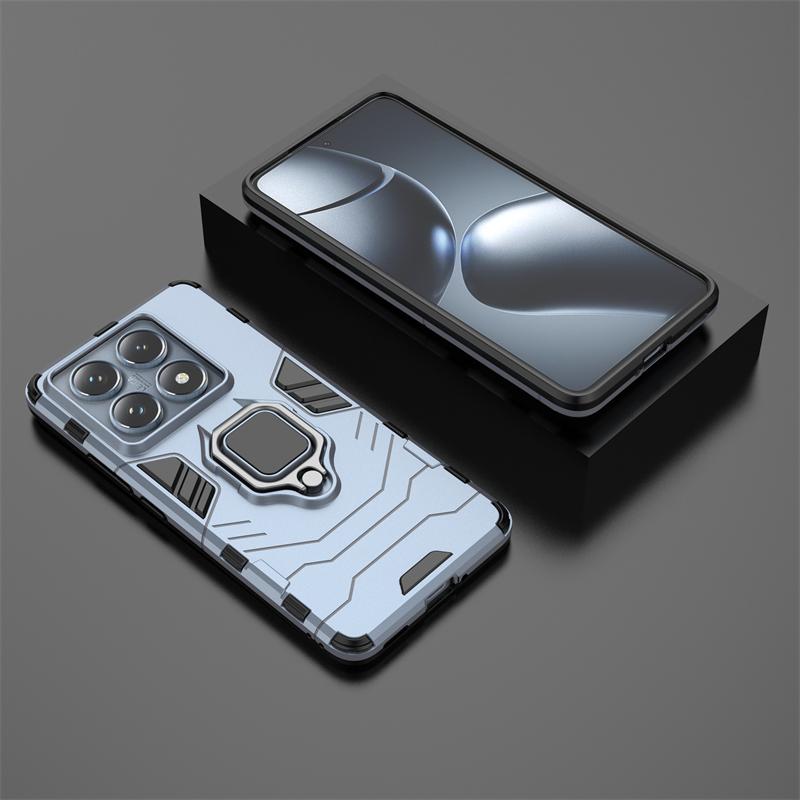 

Для Xiaomi 14T Pro противоударные бронированные чехлы для Xiaomi Mi 14T 14 T Pro 13T 12T 11T Pro магнитный кронштейн жесткий ПК силиконовый защитный чехол для телефона задняя крышка For xiaomi 11T Pro синий