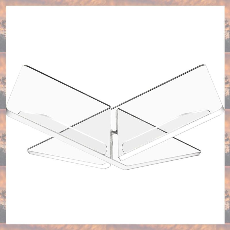 

2025 Trend Transparent Clear Acrylic Book Holder Reading Stand Textbooks Reading Stand For Open And Closed Books, Magazines