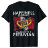 Peruvian Wedding Republic of Peru Married T Shirts Unisex Pure Cotton Humor Streetwear Tee Shirt Short Sleeve Unisex Loose Clothing
