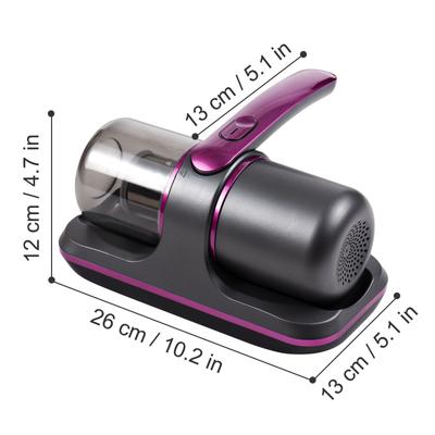 Compact Mattress Vacuum Cleaner 100W Handheld Cordless UV Bed Vacuum Cleaner 8000Pa Strong Suction 2 Speeds Adjustable