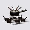 Fondue Set with Rotating Tray 23 Pieces for 6 People Secret De Gourmet