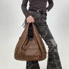 Personalized Street Dark Style Women's Shoulder Bag with Large Capacity and Multiple Pockets, Millennium Retro Tote Bag