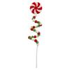 Christmas Tree Pick Spiral Candy Cane Pinwheel Colorful Decorative Pick DIY Christmas Decor Modern Christmas