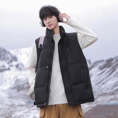Gilet sans manches en duvet à col montant pour homme MEDE