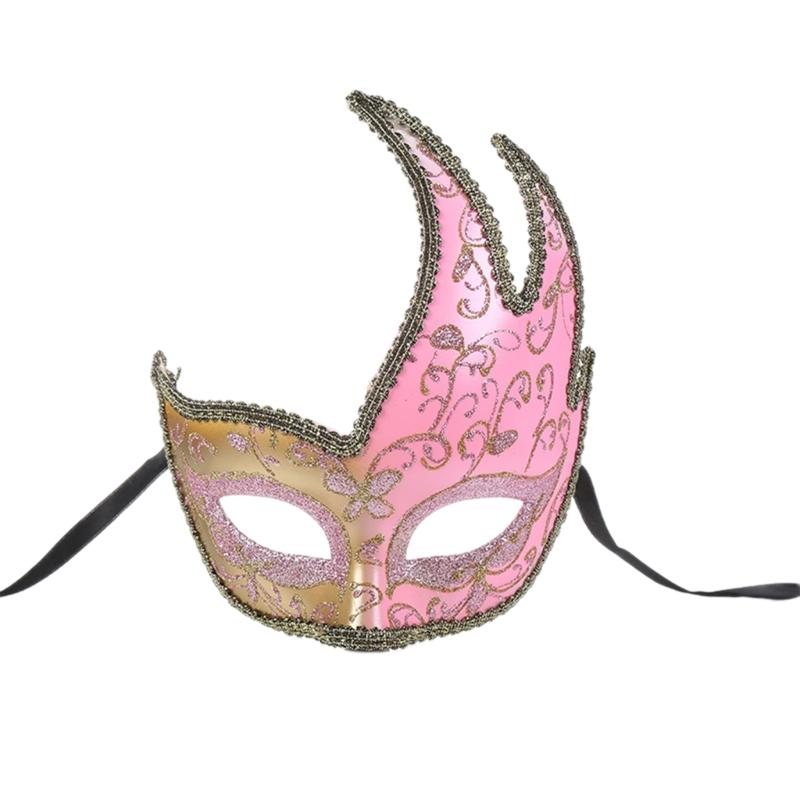 Masquerade Mask Half Face Mask Eye Mask Venetians Mask Halloween Costume Mask Mardi Gras Decorations Party Mask Gifts