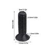 350pcs M3x10 Countersunk Screw Set Black Phillips Flat Head Screws  Small Electronics