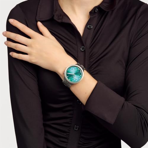 Swatch Aqua Shimmer Watch SB07S100G Gray