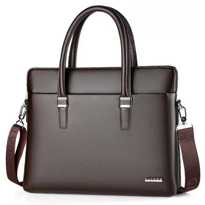 Borsa da uomo impermeabile documenti ufficiali in pelle materiale borsa per computer borsa da uomo valigetta borsa per laptop da donna