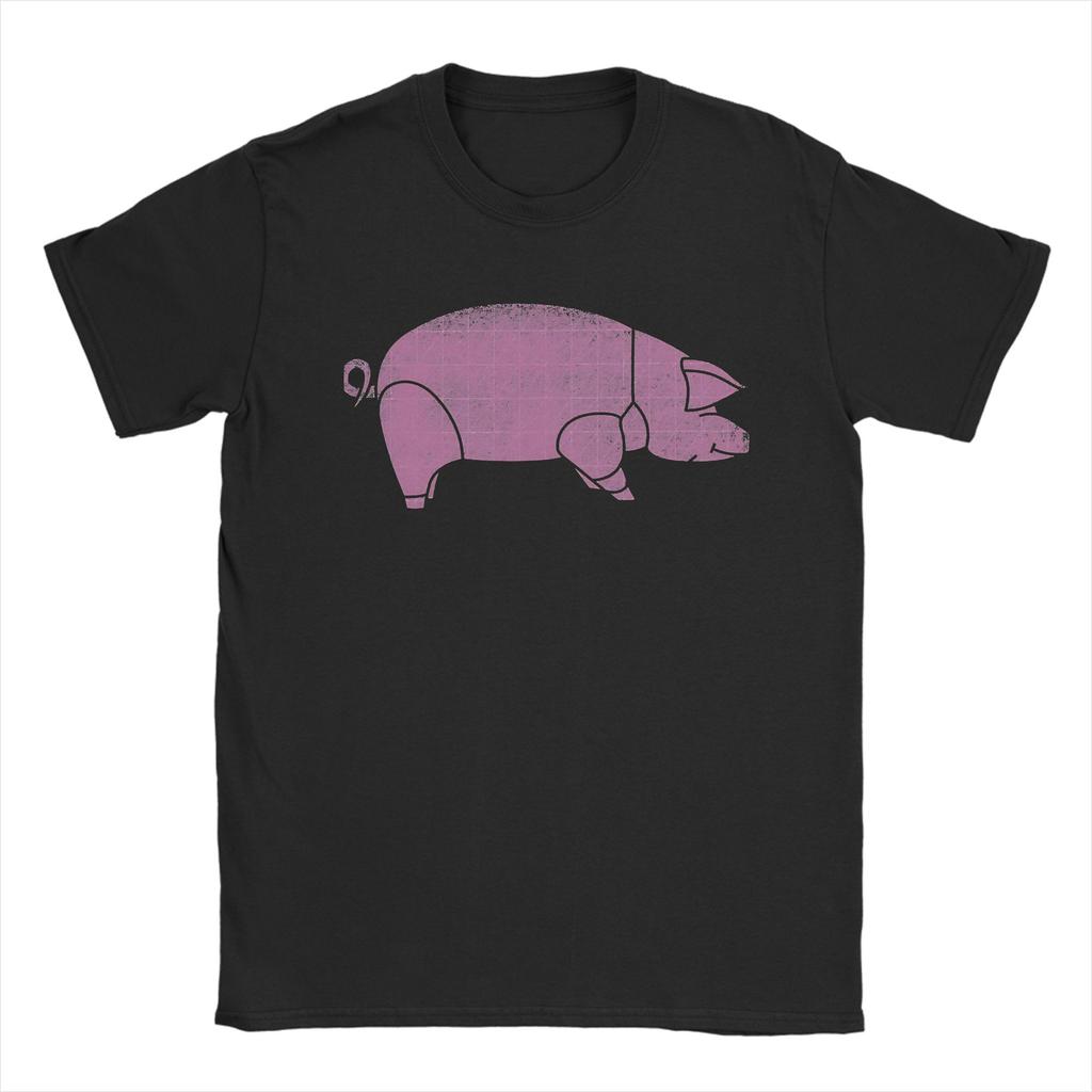 Unisex TShirts Pig Shirt As Worn By Davids Gilmours Classic Pure Cotton Tees Short Sleeve T Shirt Crew Neck Clothing Gift Idea