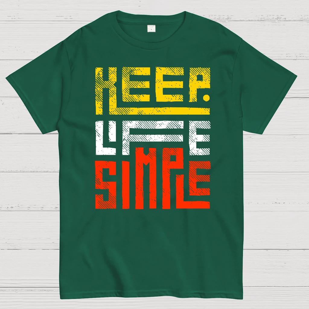 Keep Life Simple Cotton Summer Casual Cool Loose T-Shirt
