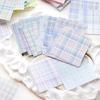 Twilight City Plaid Planet Series Sticky Notes - Fresh Plaid Journal Material Sticky Paper