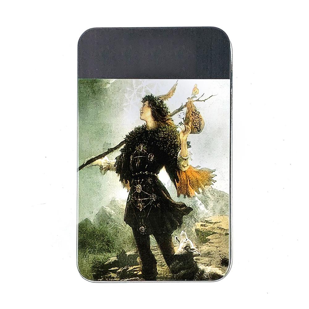 Tarot Cards Family Entertainment Board Game In A Tin Metal Box Gold Plated Edge Tarot Cards For Divination Tarot Deck