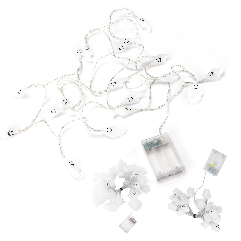 Skeleton Lights Mini Portable Battery Powered Energy Saving LED Lights Halloween Skull Lights