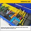 ABS Pliers Cutters Rack 10-Slot Spanner Storage Holder Multifunctional Wrench Storage Rack  Fit 3”