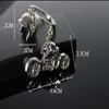 Key Rings Jewelry Smart Key Chain Motocross Motorcycle Helmet Key Rings Motor Keychain Metal