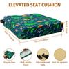 Children Booster Seat Pad Kids Dining Table Non Slip Cushion Adjustable Car Safety Belt and Fastening Strap Thickened Breathable