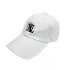 Nubelleumieleu Double Logo White Ball Cap