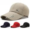 Men's Baseball Cap Sun Hat UV Protection Sunshade Fishing Hat Autumn  Large Head Size Hard Top Peaked Cap Lightweight Breathable Canvas Baseball Cap