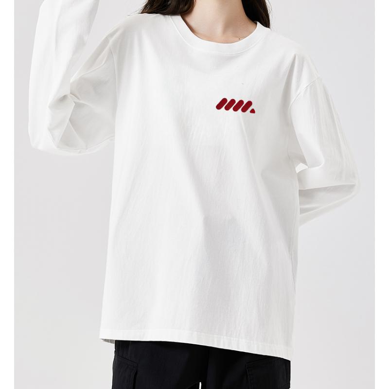 

Basic Long Sleeve Top Minimalist Design Casual Office Daily Blouse XXL білий