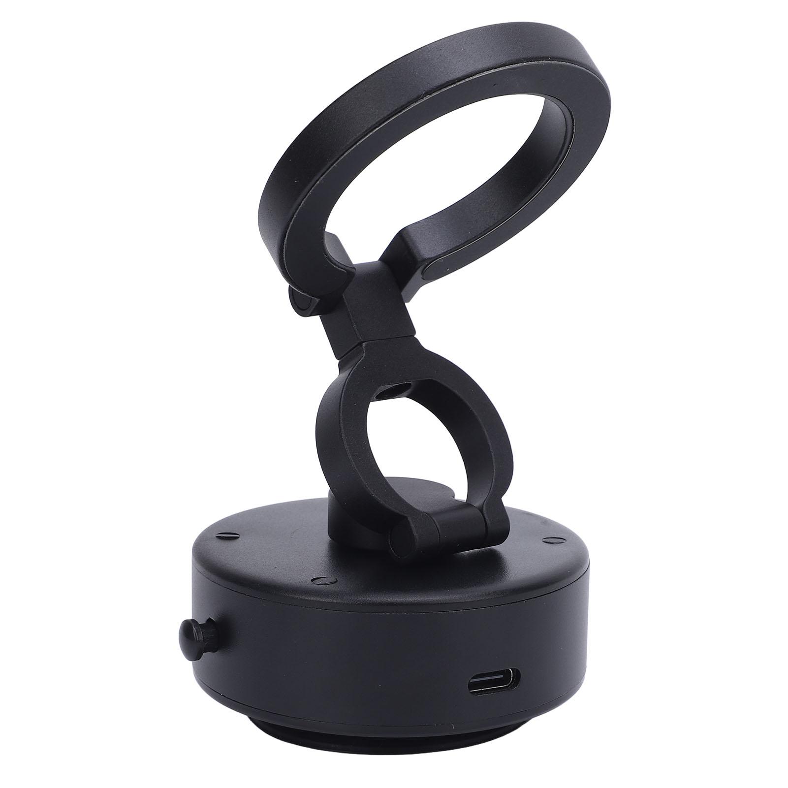 

Magnet Phone Holder Electric Magnetic Suction Car Mount 360 Degree Rotating Vacuum Adsorption 3 Section Folding for Desk