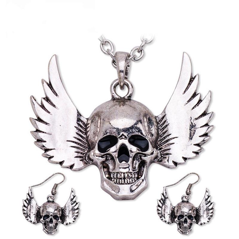 Meier Alloy jewelry european and american popular punk style jewelry suit skull jewelry