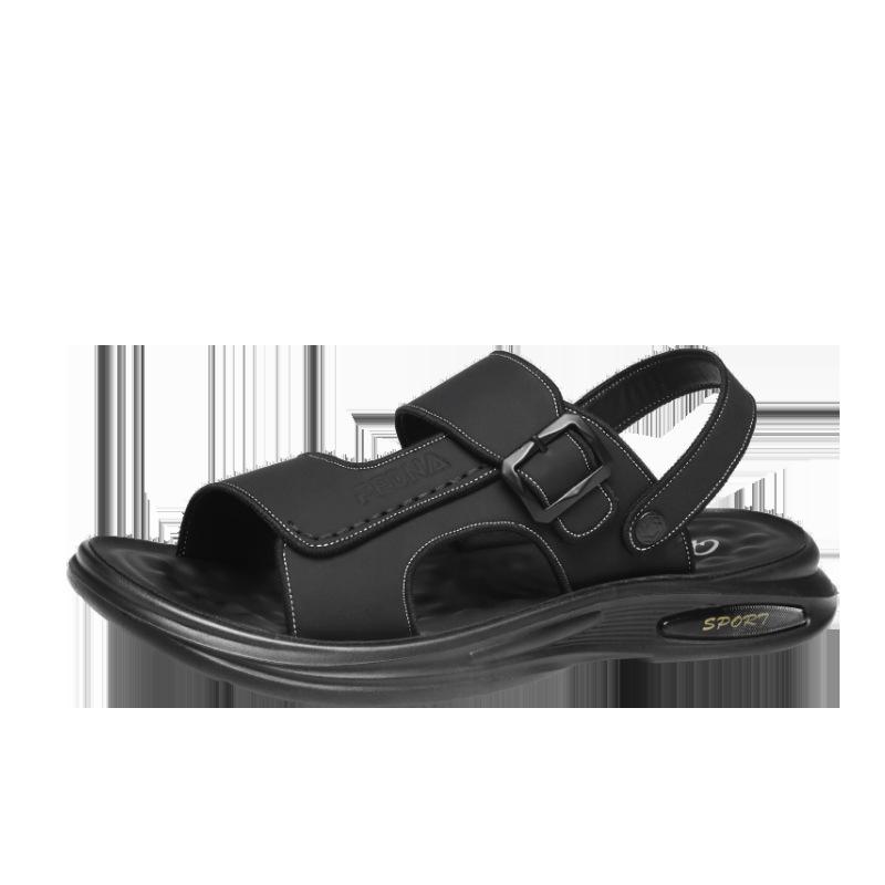 Sandals men's summer men's non-slip casual leather shoes sports driving business slippers men's shoes beach