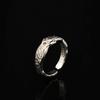 Adjustable Open Ring Men Women Geometric Mountain Silhouette Design Minimalist Vintage Statement Jewelry
