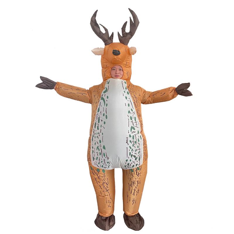 Aufblasbares Rentierkostüm für Halloween & Weihnachtsfeier Cosplay