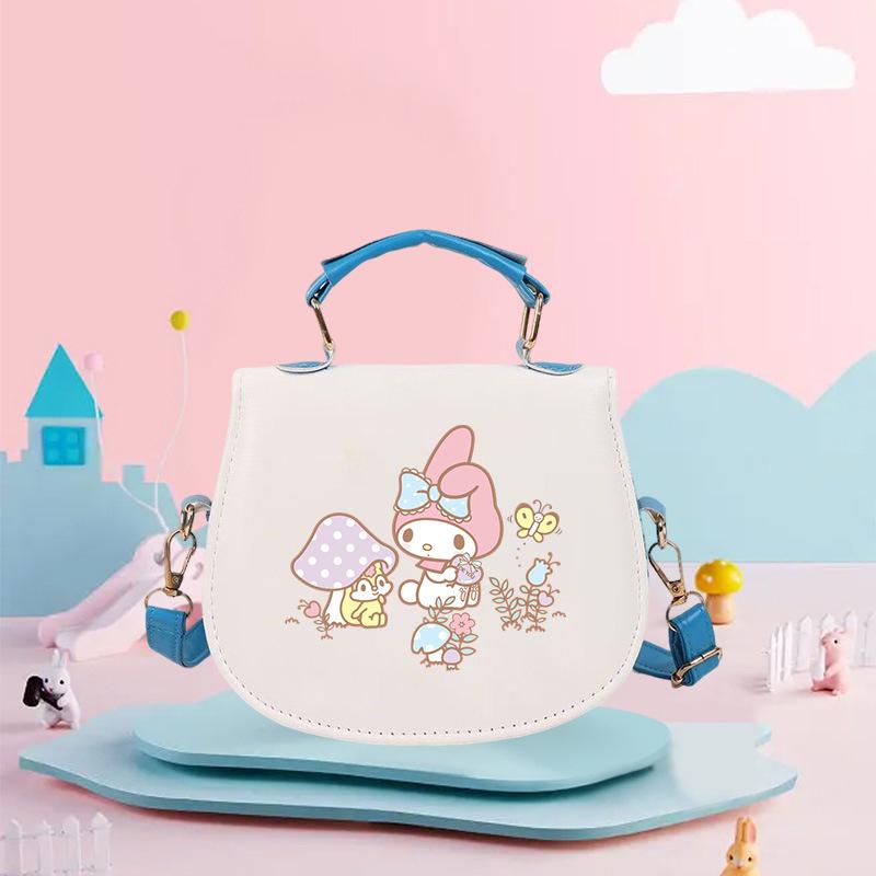 Korean Version of Trendy Cartoon Printing Cute High-value Student Shoulder Bag Women's Portable Handbag