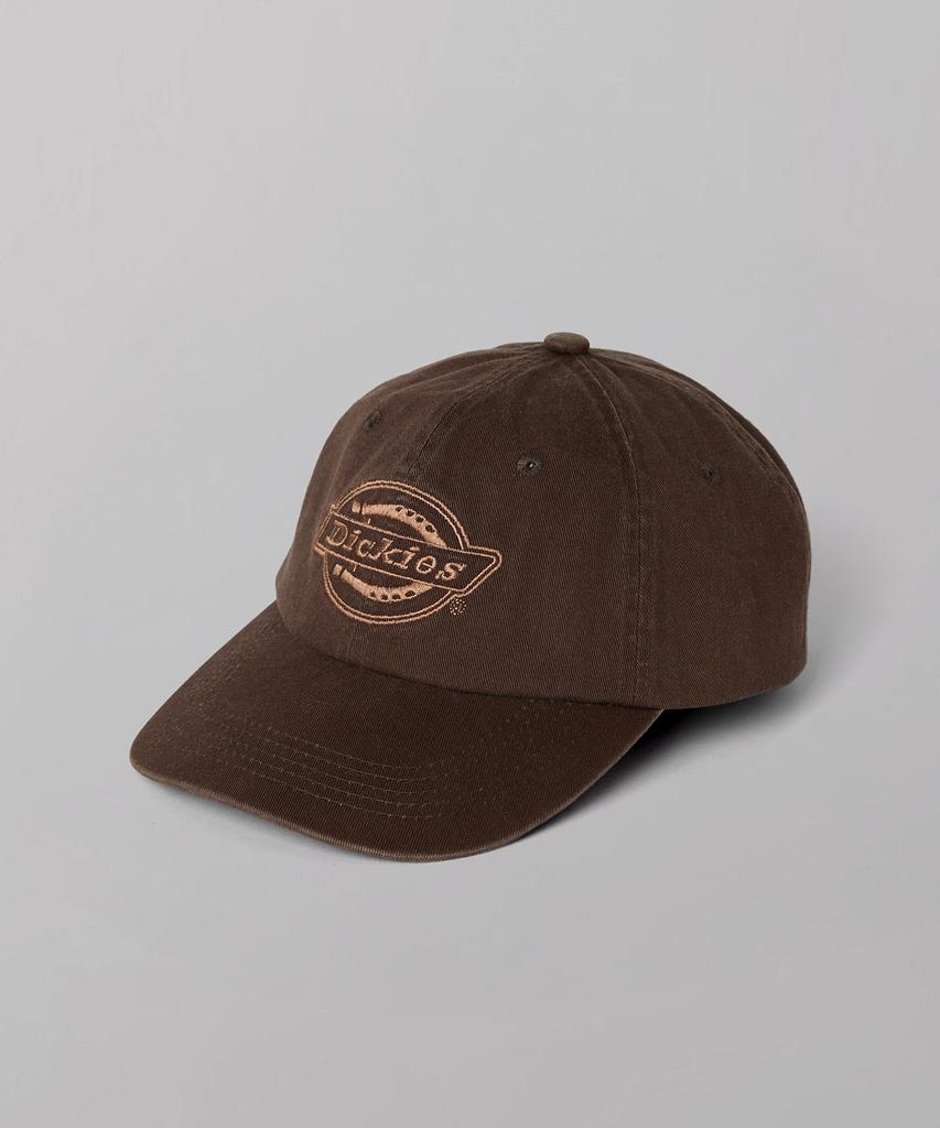 Dickies Washed Mono Logo Ball Cap Brown