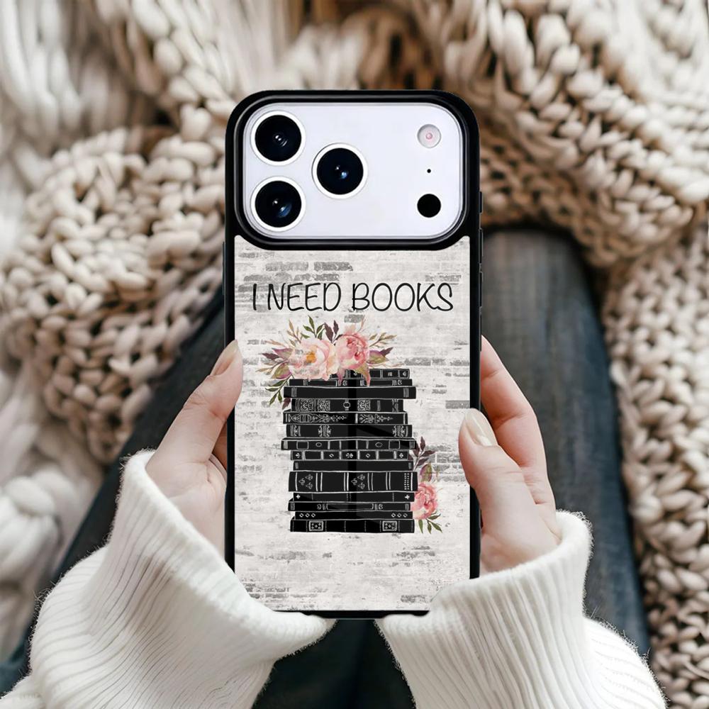 Read More Books cell Magnetic Phone Case For iPhone 17 16 15 12 13 Pro Max 14 Plus 11 Hard Cover With MagSafe iPhone 16 Plus