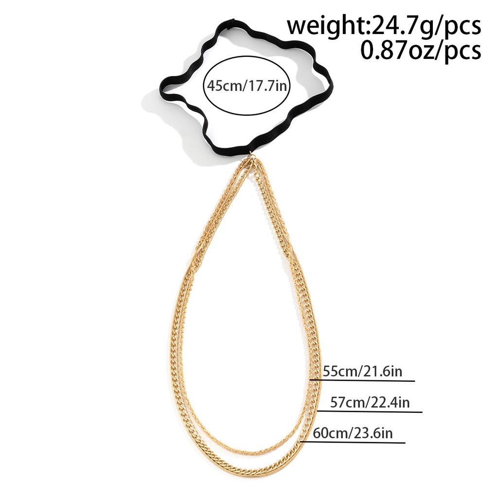 Summer Multi-Layer Chain Fringed Leg Ring Body Chain, Sexy Casual Elastic Belt Thigh Chain