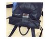 Mochila de Couro Macio Grande Capacidade para Viagem e Estudante Moda Feminina Hong Kong 2025