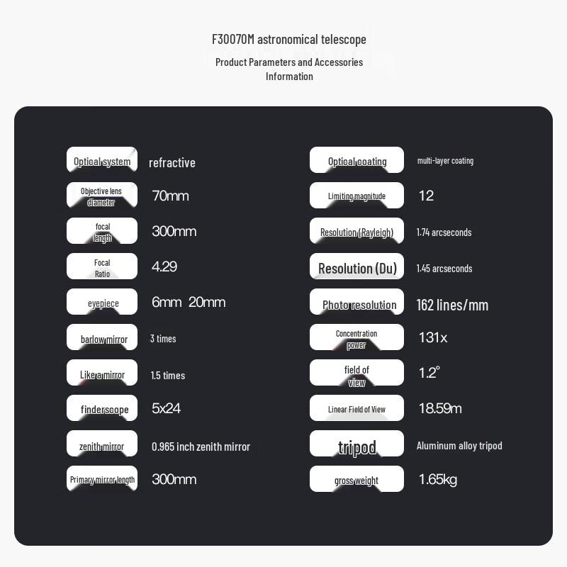 OEING High Power HD Astronomical Telescope