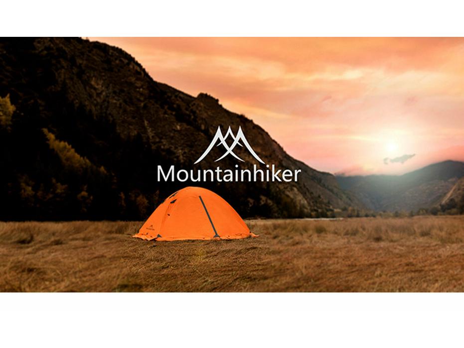 Tenda da campeggio doppia Pyramid Beige antivento per esterni