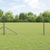 vidaXL Hexagonal Fence Grey 0.8x25 M Steel 3353234