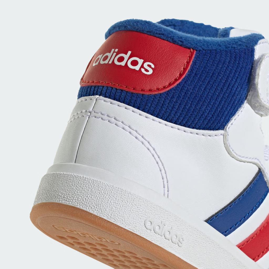 Adidas Shoes - Boys' Small Size GRAND COURT MID K Mid-top Casual Sports Sneakers. Product Code JP8876