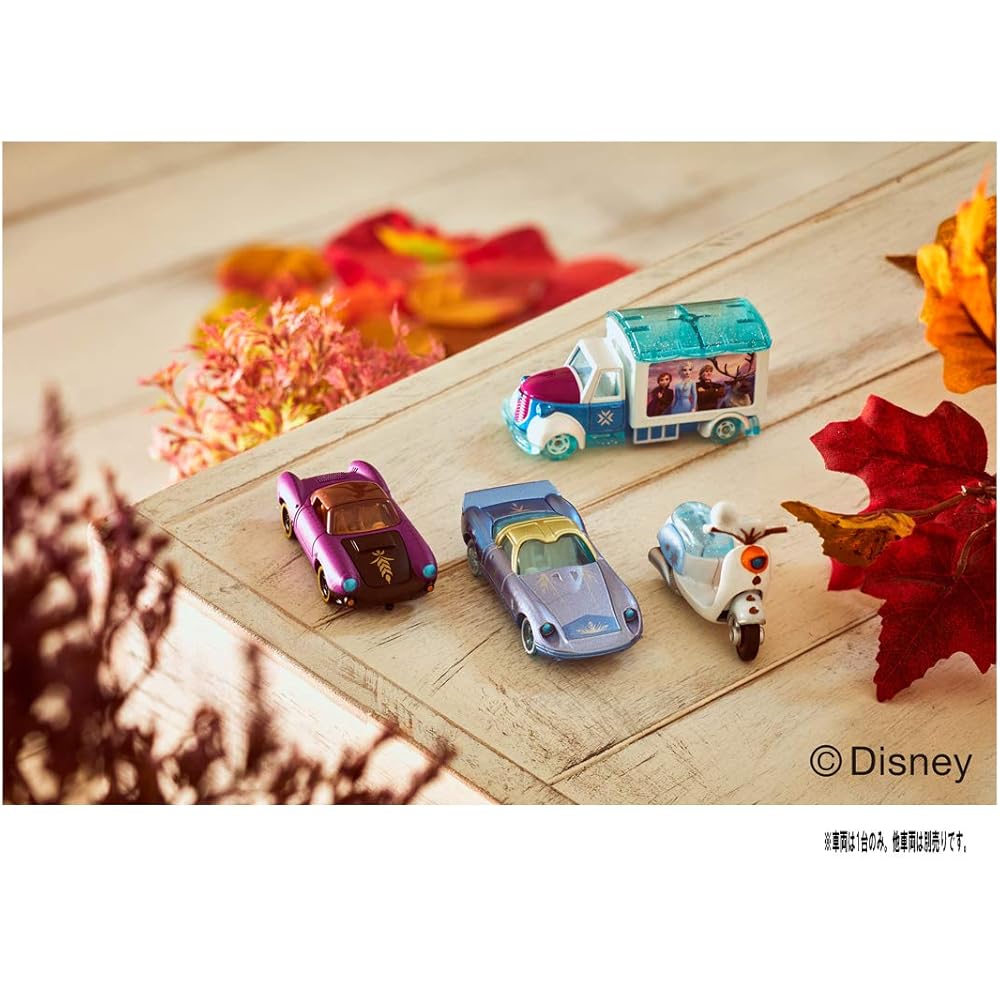Tomica Disney Motors Flash Beat Anna Toy Car with Detailed Design and Pull-Back Action