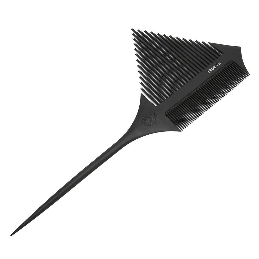 Hair Dyeing Highlighting Comb Home Salon Weaving Sectioning Tail Comb Styling Tool for Hair Coloring Black
