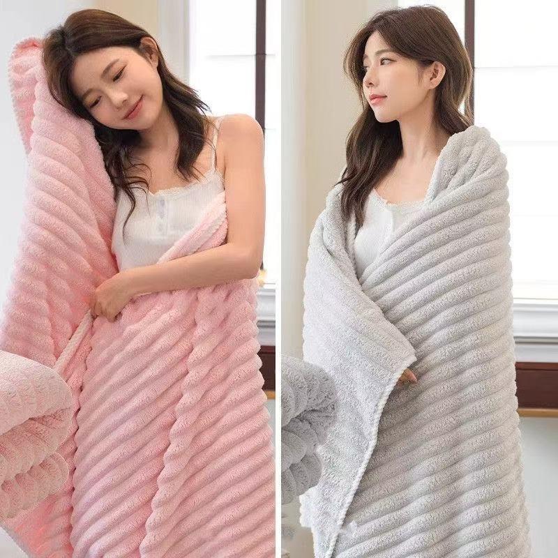 Bath Towels Absorbent Non-linting Household Large Towels Thickened Enlarged Fabrics Soft Absorbent