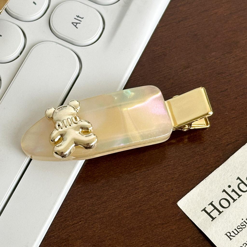 Design Highend Bear Hair Clips For Women In Vibrant Acetate Colors Perfect For Any Outfit