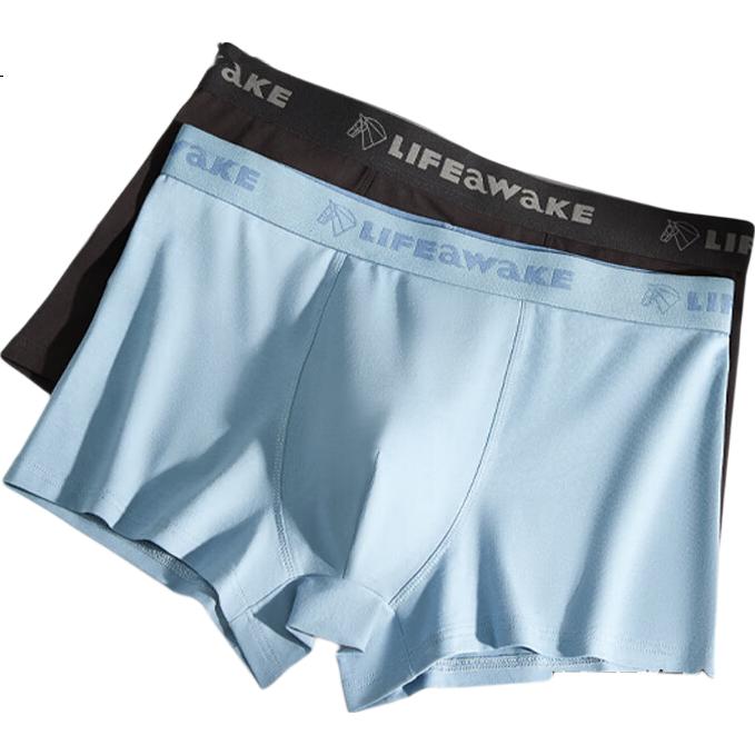 HLA Men’s Underwear 25 New Pure Cotton 95% Cotton 10A Antibacterial Comfortable Breathable Boxer Briefs 3-Pack
