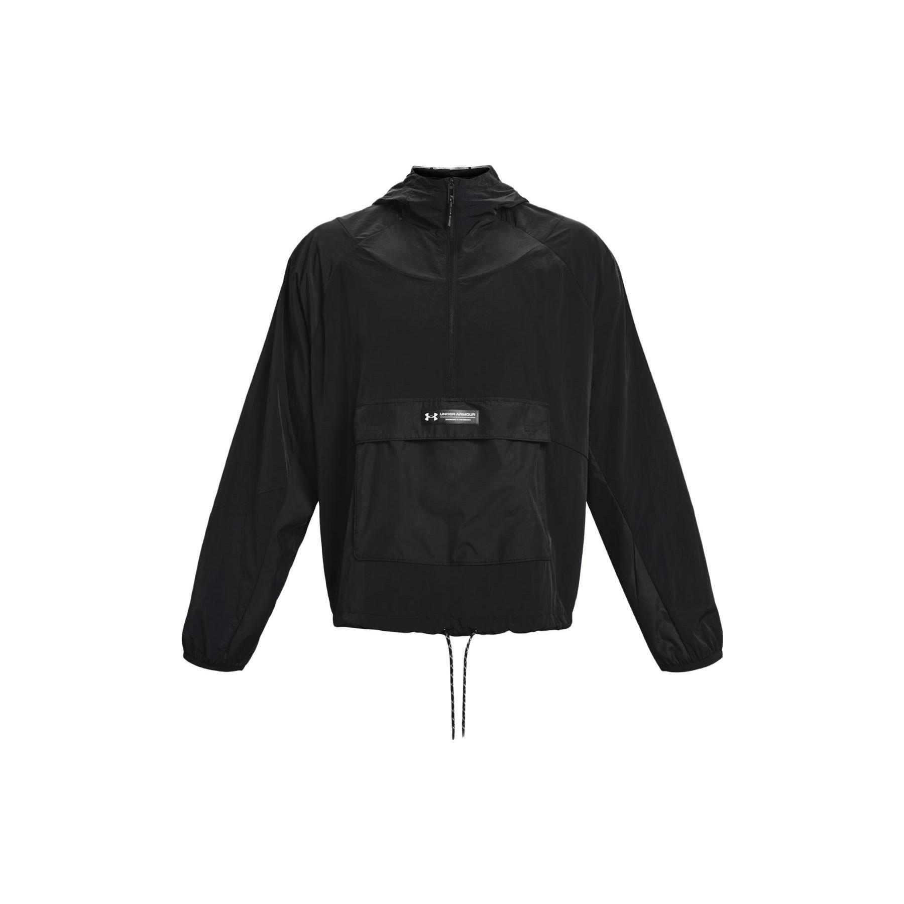 Under Armour Rush 1/2 Zip Waterproof Jacket Black Men s 1377183-001 XXL