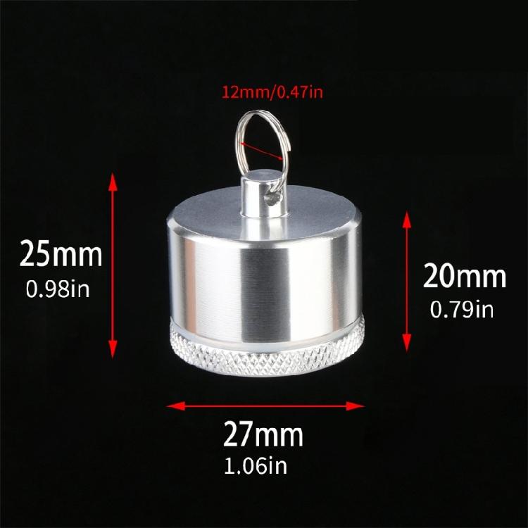 Light weight Watertight Storage Jar Heat Resistant Waterproofed Container with Carabiner Clip Camping Travel Gears