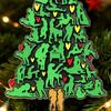 Yousheng The Naughty Tree Cheeky Christmas Ornament Green Tree Shaped Christmas Hanging Decor Funny Adults Posture Ornaments Gag Gifts for Couples
