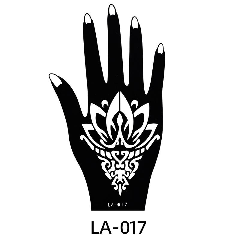 

Полая тату-наклейка водостойкая индийская хна шаблон тату ручная роспись DIY раскрашенная тату на руку 120 * 210Mm (die)