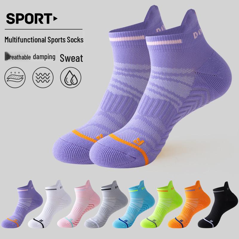 Men's & Women's Quick-Dry Ankle Running Socks with Thick Terry Bottom
